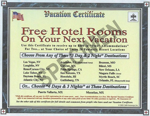 Free Hotel Rooms On Your Next Vacation